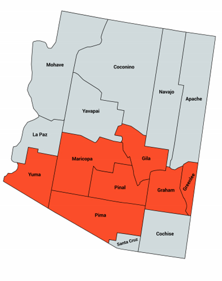 Arizona-Map