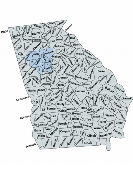 Georgia-Map